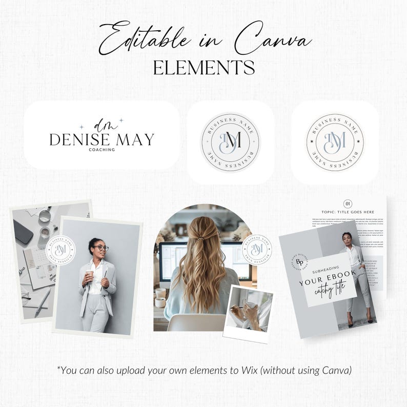 Wix Website Template Therapist Coach Health Coach Website Modern Minimalist Website Wix Templates Wix Web Design Service business Web theme