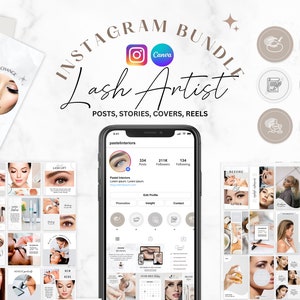 Lash Tech Instagram Post Templates Lash Artist Content Lash Extension Posts Lash Quotes Lash Social Media Lash Artist Instagram Templates