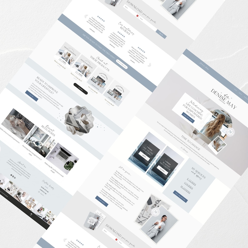Wix Website Template Therapist Coach Health Coach Website Modern Minimalist Website Wix Templates Wix Web Design Service business Web theme