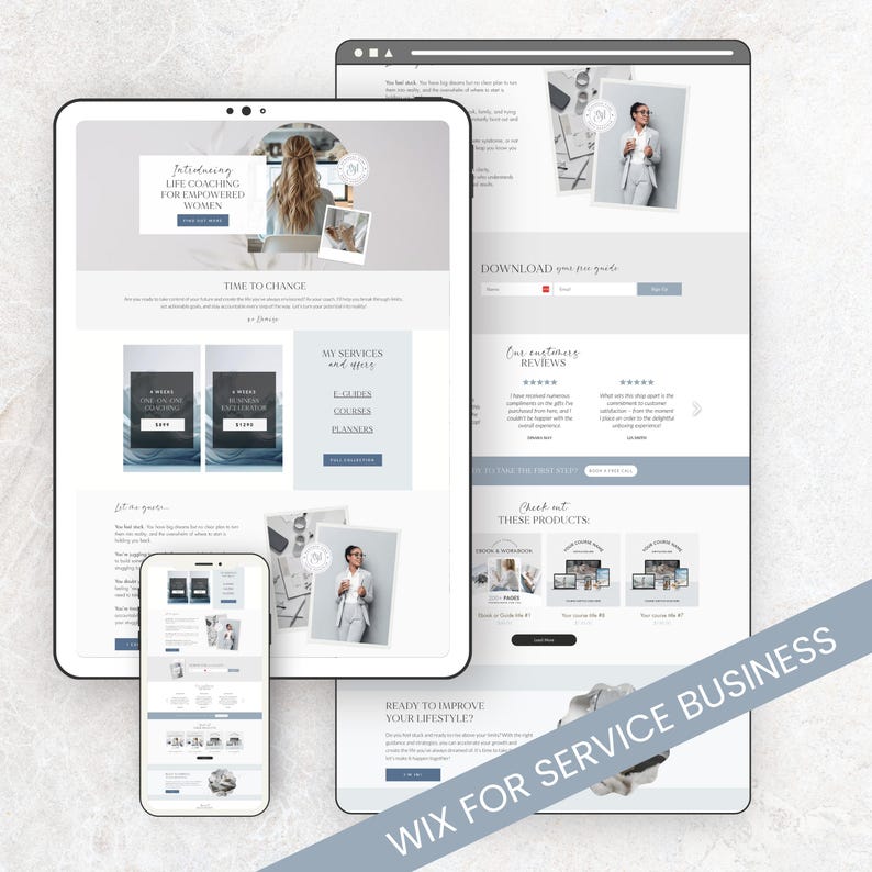 Wix Website Template Therapist Coach Health Coach Website Modern Minimalist Website Wix Templates Wix Web Design Service business Web theme