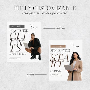 Coaching Instagram Templates Canva Business Coach IG Bold Instagram ...