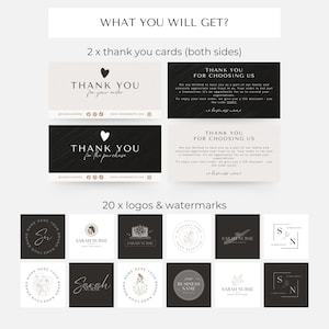 Etsy Store Template Etsy Shop Kit Etsy Shop Banner Etsy Shop Branding Kit Etsy Shop Bundle Etsy Canva Templates Etsy branding dark aesthetic