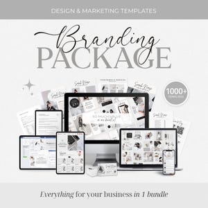 Branding Kit Templates Digital Marketer Personal Brand Kit Business Coach Posts Business templates Branding Package Social Media Bundle