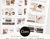 Email Template Email Newsletter template Pack Email Marketing Canva Template MailChimp FloDesk ConvertKit Klaviyo Email design Bundle Brown