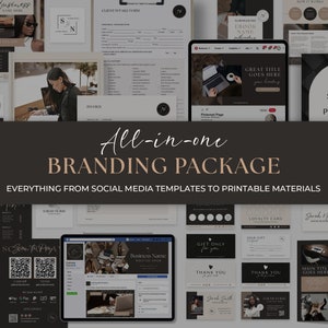 Social Media Bundle Business Marketing Template Branding Kit Social Media Post Faceless Marketing Branding Package Coach Instagram Template