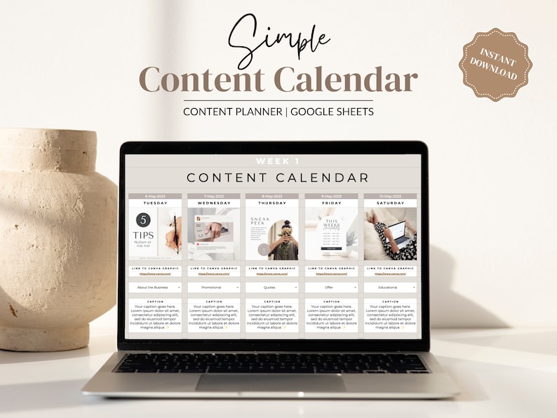 Social Media Planner Google Docs Social Media Content Planner Social Media Calendar 2026 Social Media Calendar Google Sheets Strategy image 1