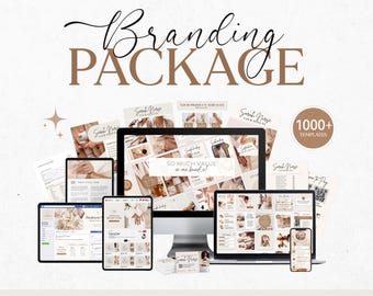 Full Branding Package DIY Branding Kit Social Media Branding Template Marketing Bundle Instagram Bundle Business Brand Template Canva