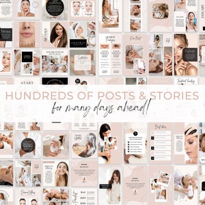 640 Esthetician Instagram Templates Nurse Injector Instagram Template ...
