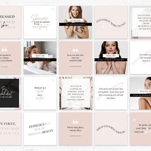 640 Esthetician Instagram Templates Nurse Injector Instagram Template ...