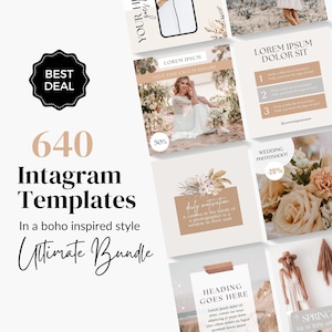 640 Instagram Templates Coach Instagram Post Templates for Business Instagram Templates Canva Aesthetic Instagram Feed Social media Canva