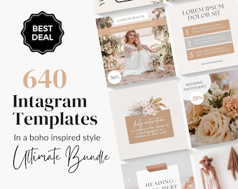 640 Instagram Templates Coach Instagram Post Templates for Business Instagram Templates Canva Aesthetic Instagram Feed Social media Canva