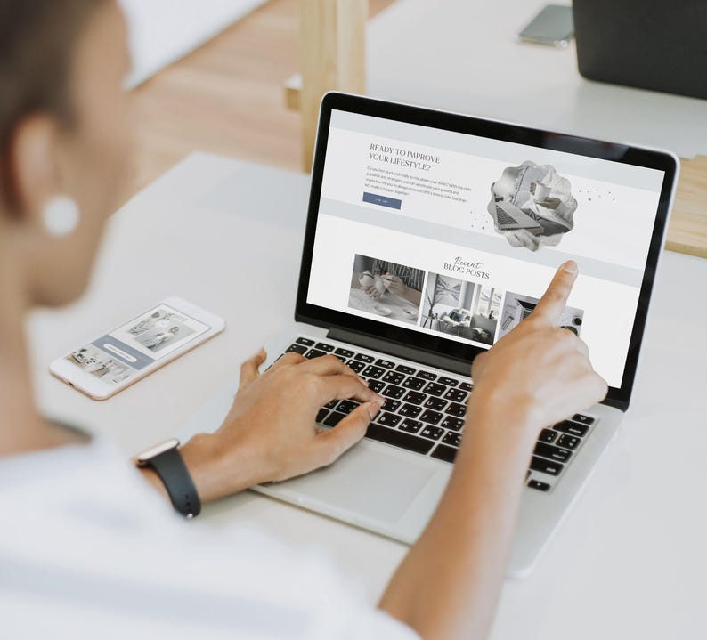 Wix Website Template Therapist Coach Health Coach Website Modern Minimalist Website Wix Templates Wix Web Design Service business Web theme