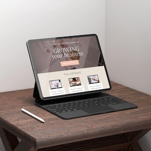 Coaching Business Template Bundle Online business All in One Bundle Wix Website Template Canva website Branding Kit Coach Marketing Template