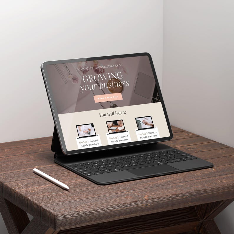 Coaching Business Template Bundle Online business All in One Bundle Wix Website Template Canva website Branding Kit Coach Marketing Template