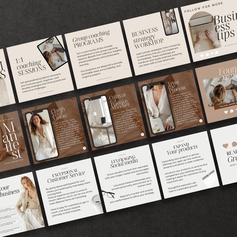 Coaching Instagram Post Social Media Coach Template Business Coach ...
