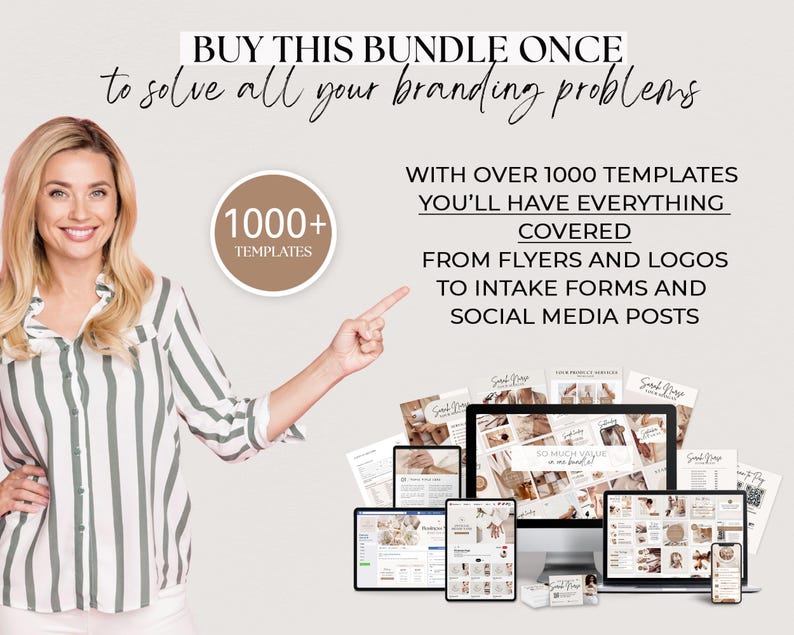 Ultimate Coaching Bundle Coaching Business Template Coach Online business Wix Website Template Canva website landing Branding Kit