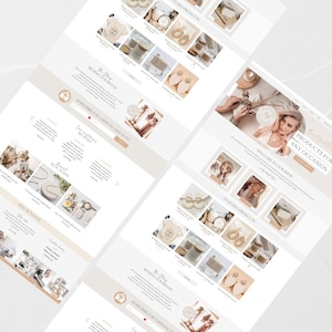 Wix Theme Boutique Website Template Wix Ecommerce Template Fashion Website Template Ecommerce Website Shopping website Premade wix website