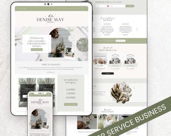 Wix Website Template for Social Media Manager Health Coach Small Businesses Modern Minimalist Design Creative Wix Templates Wix Web Design