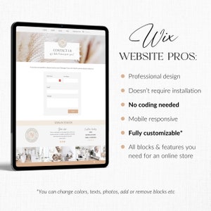 Wix Theme Boutique Website Template Wix Ecommerce Template Fashion Website Template Ecommerce Website Shopping website Premade wix website
