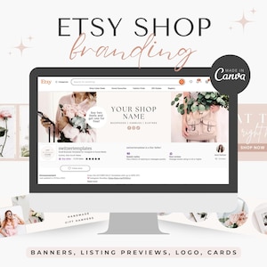 Etsy Shop Kit Etsy Shop Banner Templates Etsy Shop Branding Kit Etsy Shop Template Etsy Shop Banner Kit Etsy Store Canva Templates