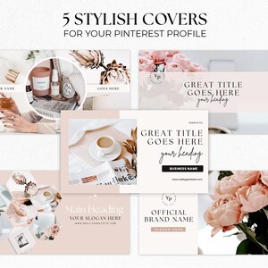 Pinterest Templates Canva Pinterest Pin Templates Pink Pinterest Bundle Idea Pins Pinterest Board Covers Pinterest Blogger Templates Pins