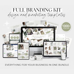 Branding Kit Templates Branding Package Templates Social Media Bundle Brand Kit Instagram Bundle Business Marketing Templates Bundle