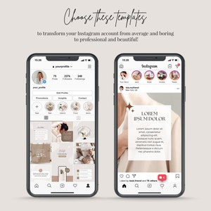 Instagram Post Template Coach, Beige Canva Templates, IG Engaging ...