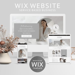 Wix-websitesjabloon voor Services Business Coaching-website Life Coach Business Coach Wix-blog Wix e-commercewebsite Wix-websiteontwerp