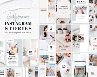 Instagram story business templates for Canva, Instagram business stories, instagram story template