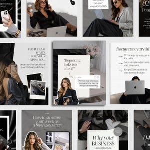 Instagram Carousel Templates Business coach Financial expert Content Creators Social media agency Carousel post Viral IG Trendy Instagram