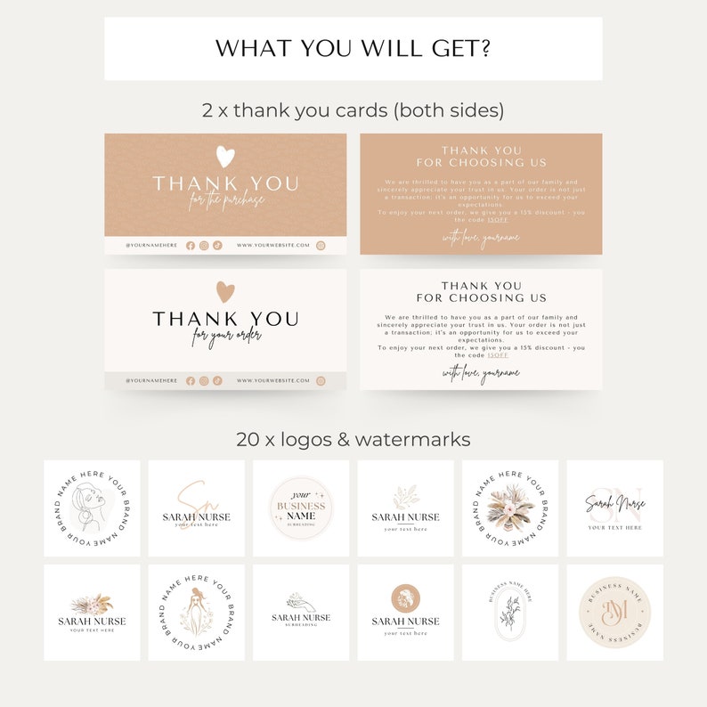 Etsy Shop Kit Etsy Banners Templates Etsy Shop Branding Kit Etsy Shop Bundle Etsy Canva Banners Etsy Store Canva Templates Etsy design