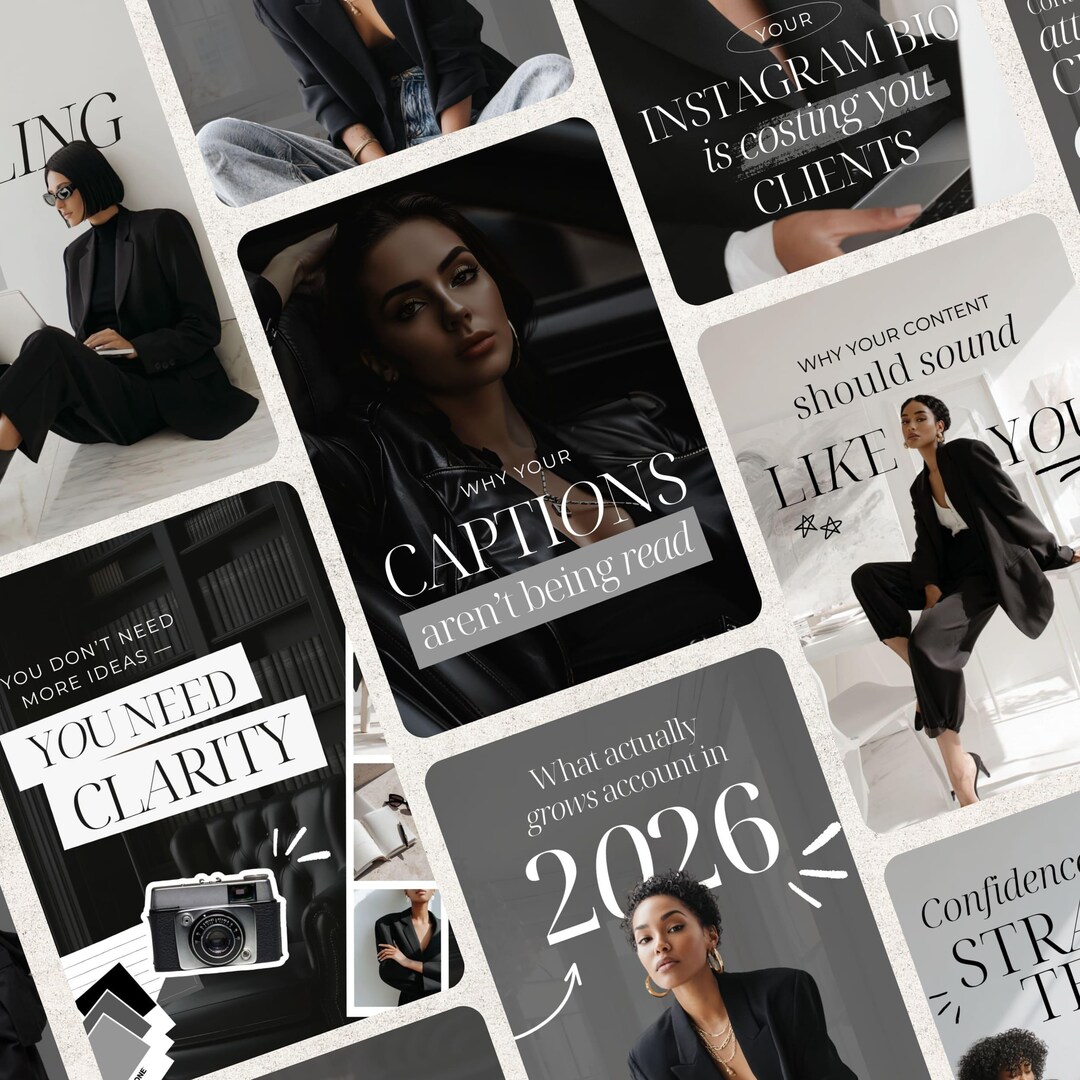 Coaching Instagram Templates Canva Business Coach IG Bold Instagram ...