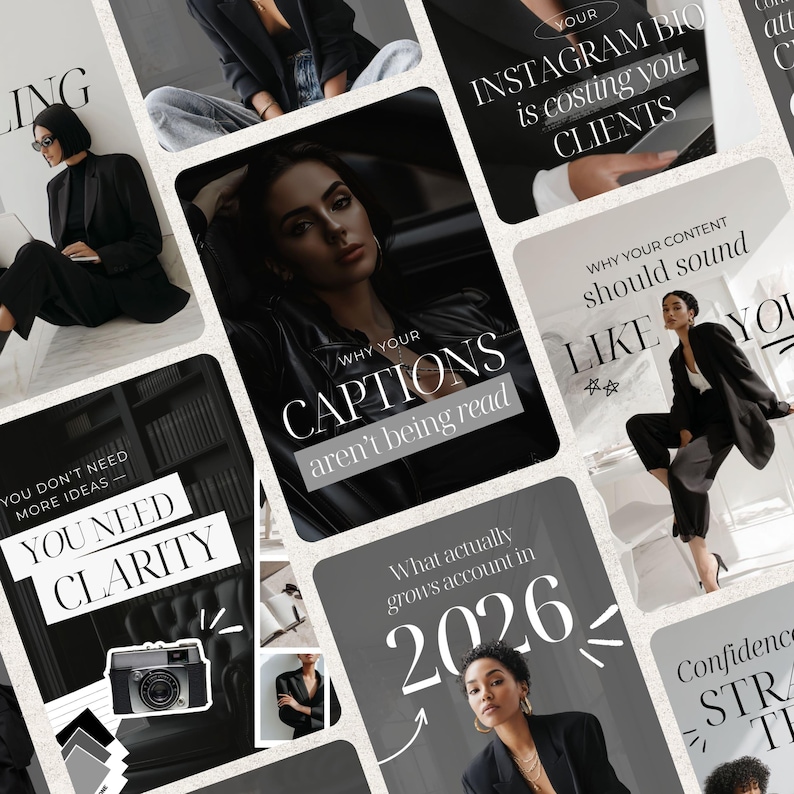 Coaching Instagram Templates Canva Business Coach IG Bold Instagram ...