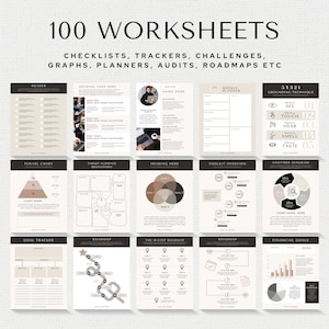 Editable Ebook Template Canva Small Business Digital Lead Magnet Training Guide Book Course Creator Template Workbook Worksheets