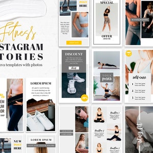 Fitness Instagram story template, fitness instagram stories, instagram story fitness template, gym instagram template, personal trainer