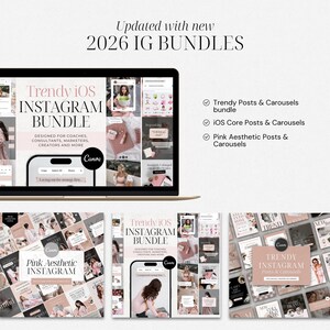 1000 Branding Kit Templates Canva Branding Package Coaching Instagram ...