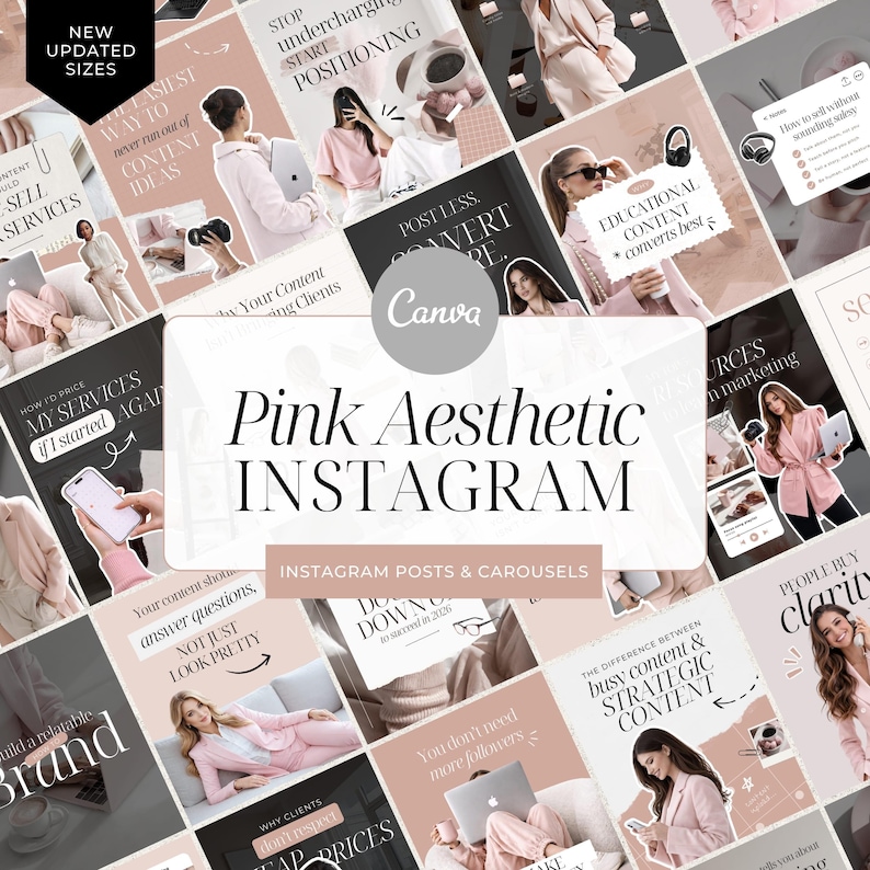 Social Media Templates Instagram Post Template Pink Social Media ...