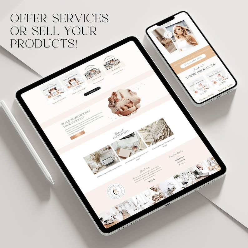 Coaching Wix Website Template Wix Website Design Wix Ecommerce Wix Shop Wix Online Shop Wix Service business Wix consulting Wix booking Boho