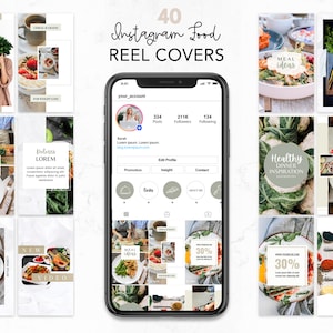 Food reels for instagram, Canva instagram reels template, instagram reel cover templates, instagram video thumbnails, igtv, food blogger