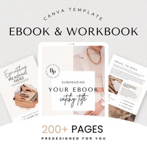 Canva E-book Template Canva Workbook Template Coaching Ebook Template Lead Magnet Template Course Creator Template Canva Ebook Editable