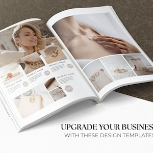 Jewelry Editable Line Sheet Template Wholesale Catalog Pricing Services Guide Linesheet Jewelry Price List Template Canva Catalogue