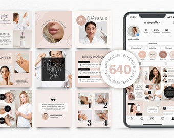 Krankenschwester Injektor Instagram Template Botox andfiller instagram Krankenschwester Injektor Template Social Media Ästhetische Krankenschwester Instagram Botulinumtoxin