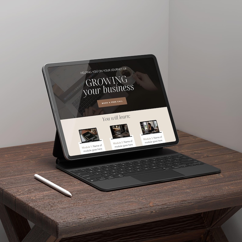Coach website Canva Template for Coach Landing Page Website Business Coach Website Canva Sales Page Template Coaching Website Design Canva