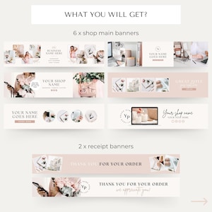 Etsy Shop Kit Etsy Shop Banner Templates Etsy Shop Branding Kit Etsy Shop Template Etsy Shop Banner Kit Etsy Store Canva Templates