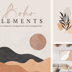Boho elementen svg / Boho elementen clipart / boho clipart / boho achtergronden / boho elementen / canva clipart boho