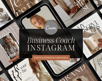 Coaching Instagram Post Social Media Coach Template Business Coach Instagram template Digital Marketing Agency Finance coach Marketing posts
