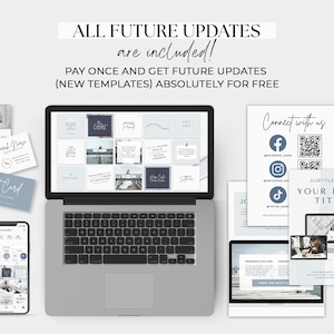 Branding Package Business Templates Canva DIY Branding Kit Instagram Bundle Branding Design Template Social media Canva Template Bundle
