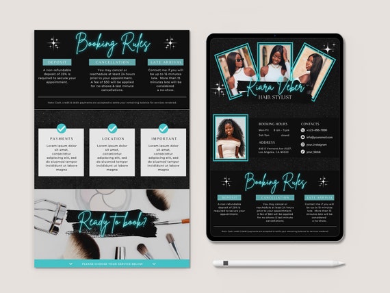 Luxury Acuity Scheduling Template, DIY Acuity Booking Site Banner Set, Appointment Website Template, Hair Stylist, Salon, Beauty Bar