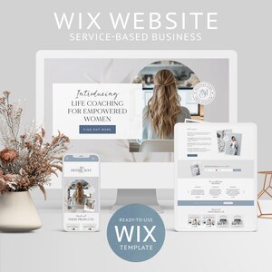 Wix Website Template Therapist Coach Health Coach Website Modern Minimalist Website Wix Templates Wix Web Design Service business Web theme