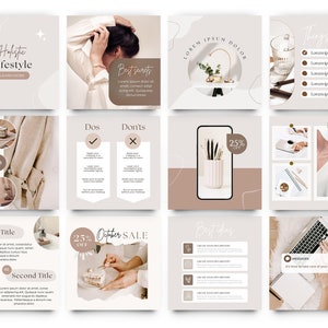 Engaging instagram post, Instagram Post Templates, Canva Template, Engagement Booster, Beige feed, Blogger Templates, Social media templates